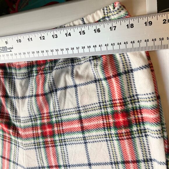 Wondershop Women Sleepwear Pants size XL White Orange Soft Fleece Elastic Waist - Picture 2 of 9